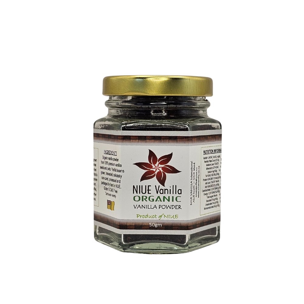 Pure Vanilla Powder 50g - NIUE Vanilla Organic