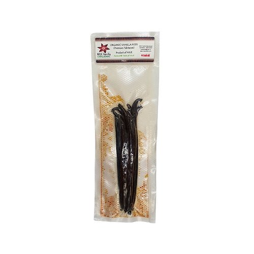Premium Vanilla Pods - Grade C (12-14cm) 30g - NIUE Vanilla Organic